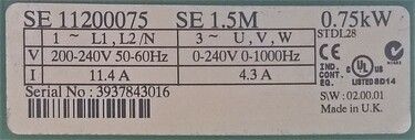 SE11200075 | Control Techniques AC Drives